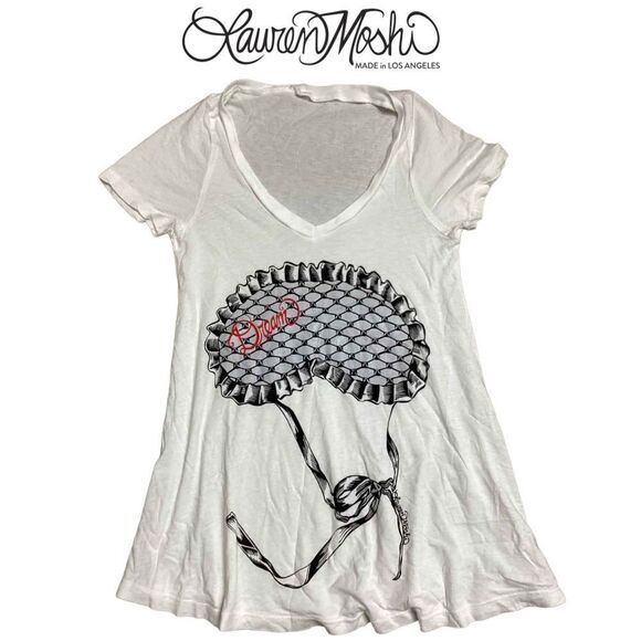 New. Lauren Moshi dream mask t-shirt. Retails $121 - Picture 1 of 5